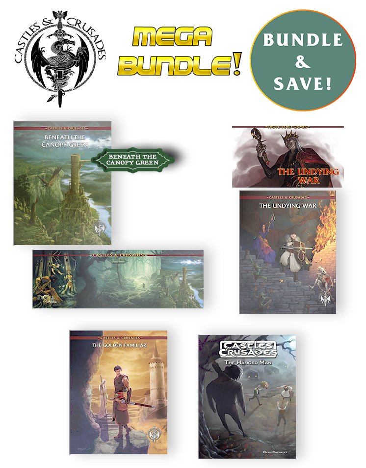 (AWD) Castles & Crusades Adventure Path MEGA Bundle